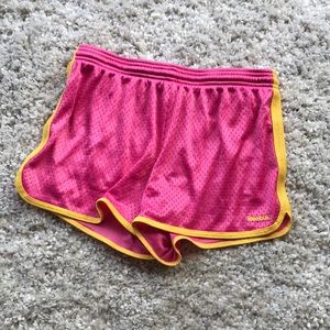 Hot Pink Reebok Shorts